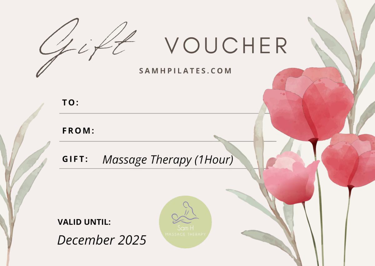 GIFT VOUCHER - MASSAGE THERapy 1 hour